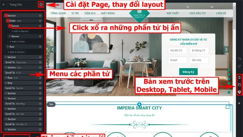 Tạo Landing Page từ phản hồi thu được