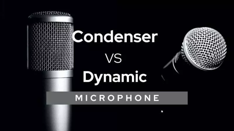 Sự khác biệt giữa micro Condenser và micro Dynamic