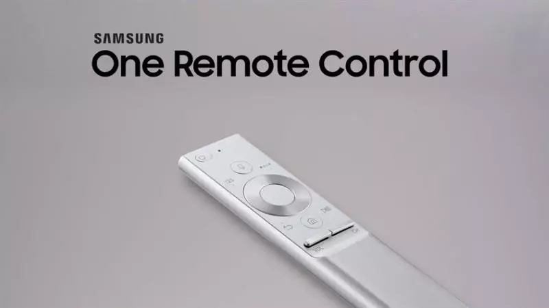 One Remote được trang bị cùng với nhiều dòng smart tivi Samsung khác nhau