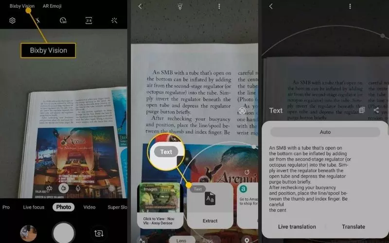 Cách kích hoạt và sử dụng Bixby Vision