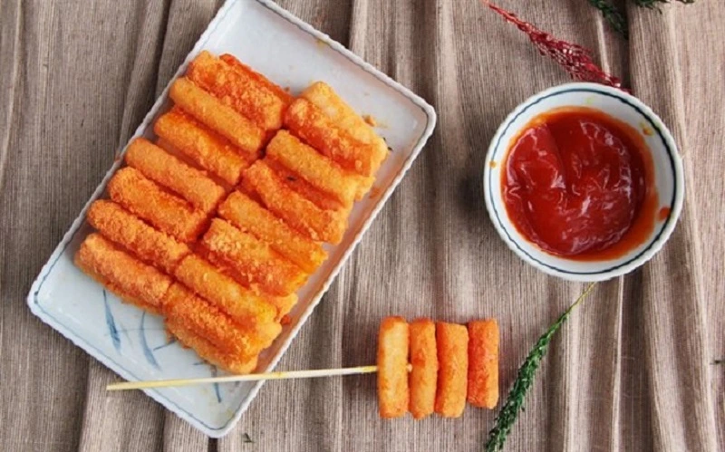 Cách chế biến tokbokki chiên xù