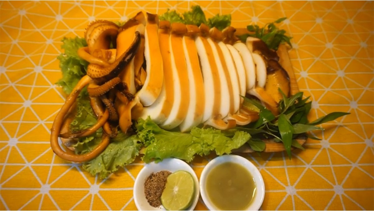 Các món ngon từ mực nang