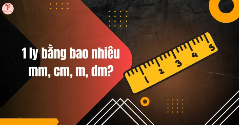 1 ly là bao nhiêu mm, cm, m, dm, phân, thước, tấc? Đơn vị ly