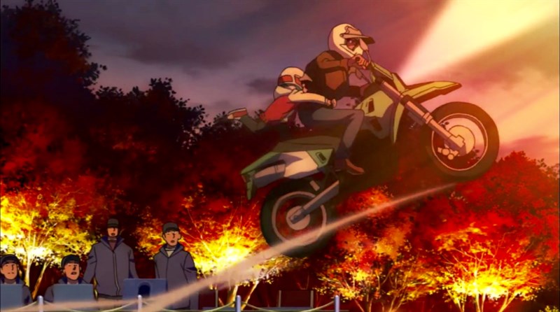 Hattori Heiji biết lái xe moto vô cùng giỏi