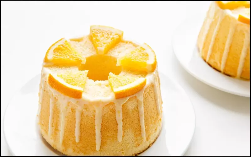 Bánh Chiffon cam sẽ có hương vị thơm thơm chua chua