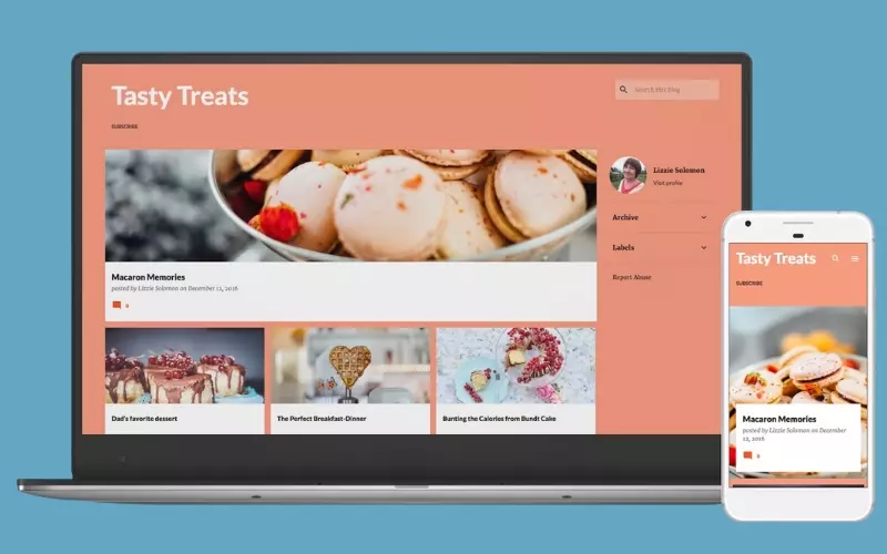 Các bạn cũng có thể sử dụng Blogspot trên điện thoại
