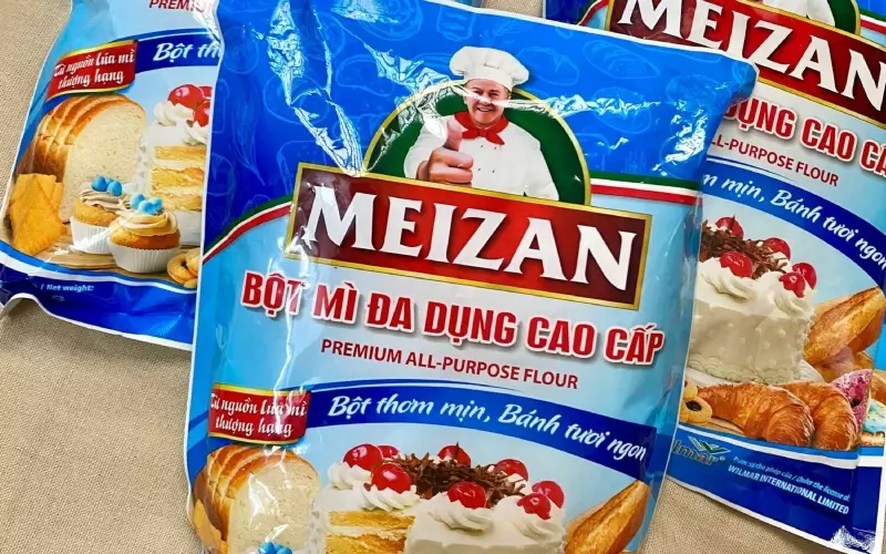 Có rất nhiều thương hiệu bột mì đa dụng nổi tiêng trên thị trường hiện nay