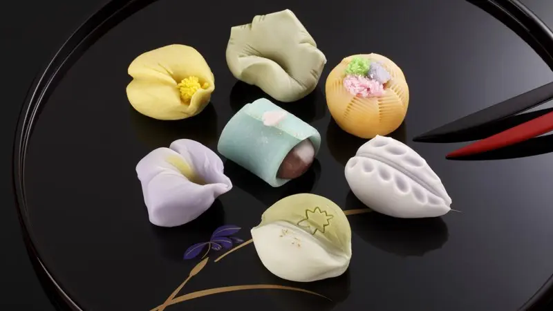 Bánh Wagashi làm từ bột nếp Shiratamako