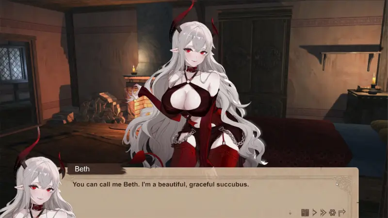 Giao diện cơ bản của gal game