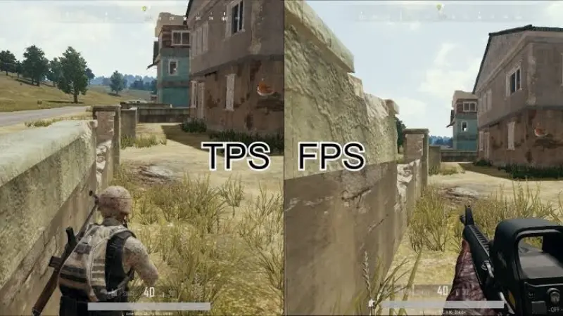 Sự khác nhau về góc nhìn giữa game TPS và FPS