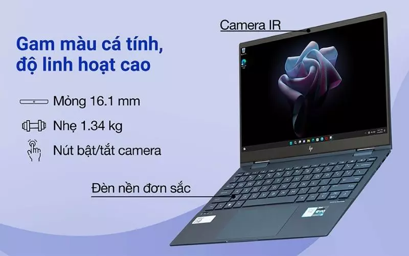 Laptop HP Envy X360 13 bf0090TU i7 1250U (76B13PA)