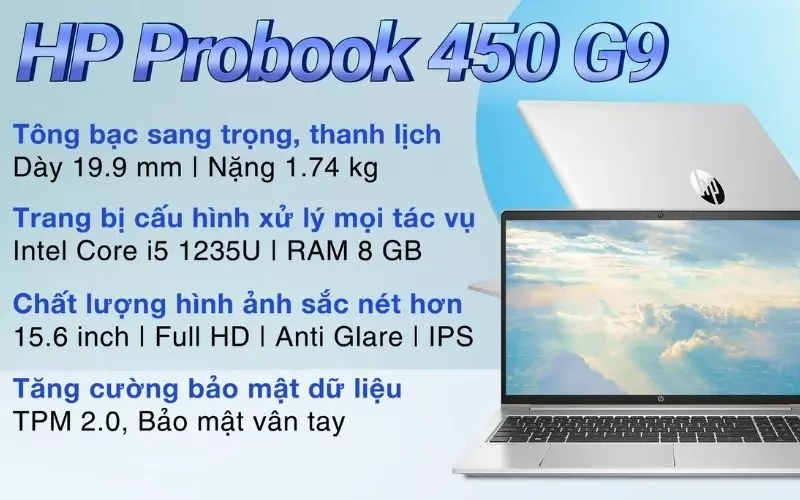 Laptop HP Probook 450 G9 i5 1235U (6M0Y9PA)