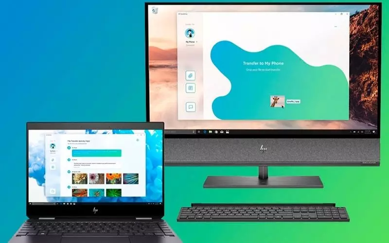 Kết nối và chia sẻ giữa các thiết bị mượt mà khi sử dụng HP QuickDrop
