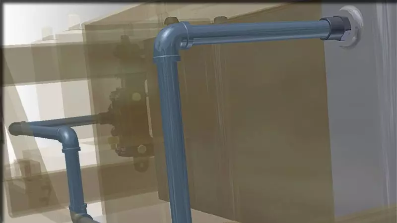 Inventor còn tích hợp tính năng thiết kế đường ống trong Thư viện (Content Center)