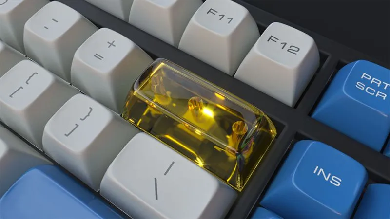 Keycap PC thường được gắn thêm đèn LED nên khá ấn tượng và độc đáo