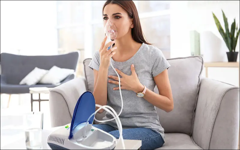 Hít thở chậm và sâu bằng miệng