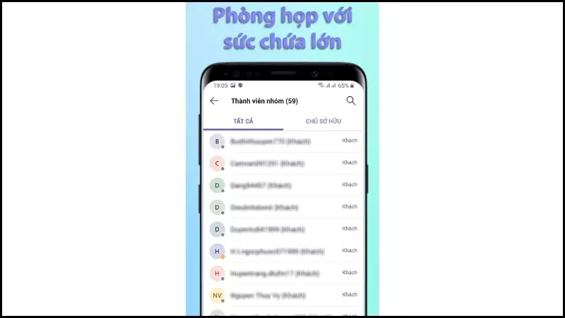 Hỗ trợ họp trực tuyến với 500 người cùng một lúc miễn phí.