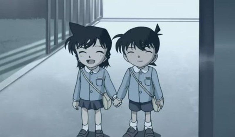 Ran và Shinichi khi con nhỏ