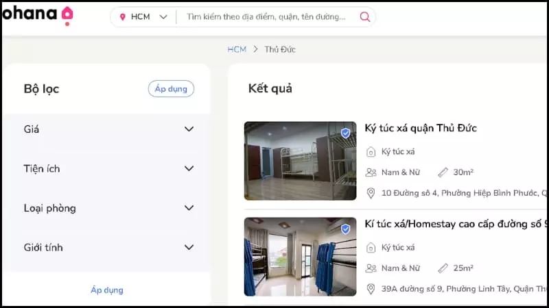 Tích hợp các công cụ lọc mạnh mẽ
