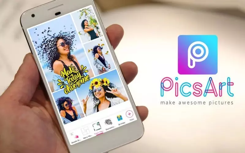 PicsArt giúp người dùng chia sẻ “thành phẩm” lên mạng xã hội dễ dàng