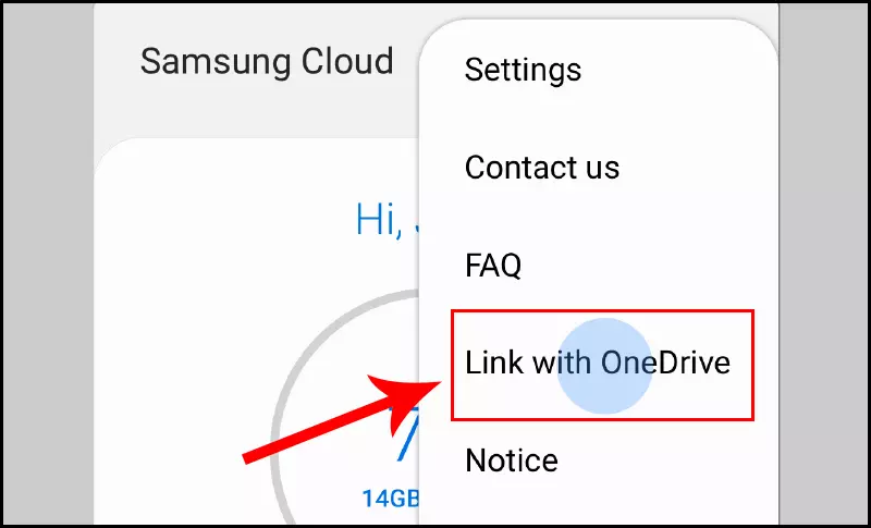 Mở Samsung Cloud
