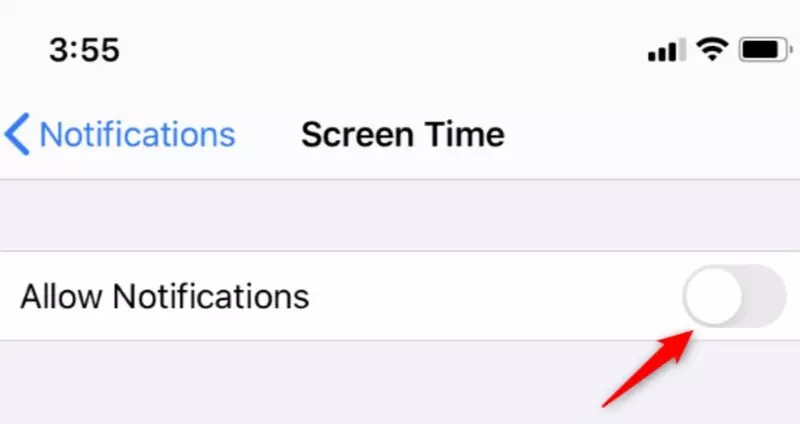 Cách tắt thông báo ứng dụng Screen Time