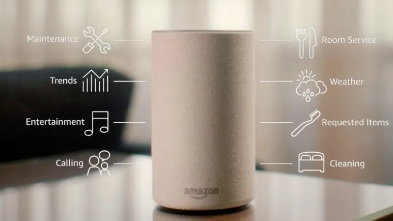 Hệ thống thường được tích hợp sẵn trên các thiết bị như loa Amazon Echo, đầu thu Fire TV, smart tivi hoặc xe hơi, nhà thông minh