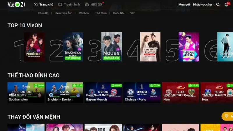 Dễ dàng tìm và xem nhiều bộ phim bom tấn độc quyền vô cùng hot