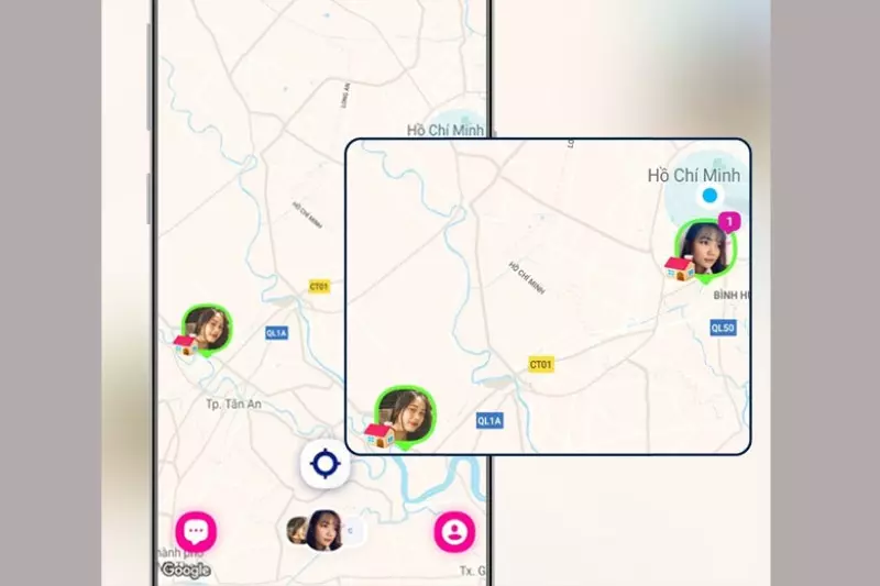 Zenly có thể định vị cho bạn vị trí cũng như thời gian người ấy bắt đầu di chuyển