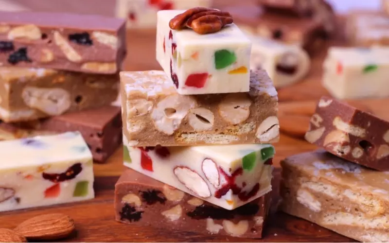Nougat sữa dừa cà phê rất được ưa chuộng