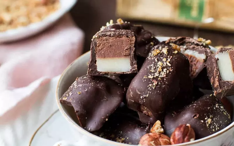 Kẹo German nougat sẽ có độ mềm và dẻo