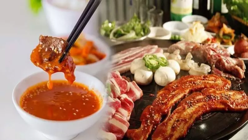 Nước sốt chấm thịt là món bạn không thể thiếu khi ăn BBQ