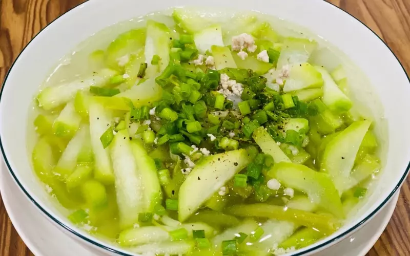 Canh bí đao thơm ngon