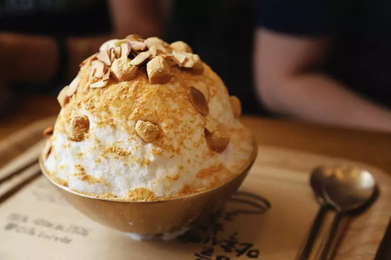 Bingsu bánh gạo
