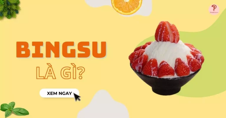 Bingsu là gì