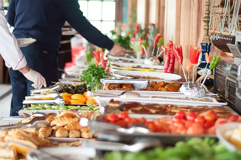 Theo nguyên tắc, hãy lấy món khô, món rau và thịt ăn trước
