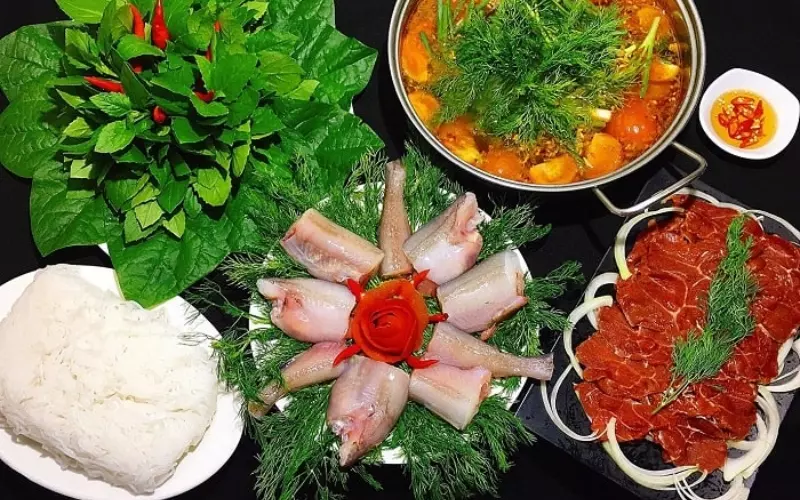 Món lẩu cá khoai được nhiều người yêu thích