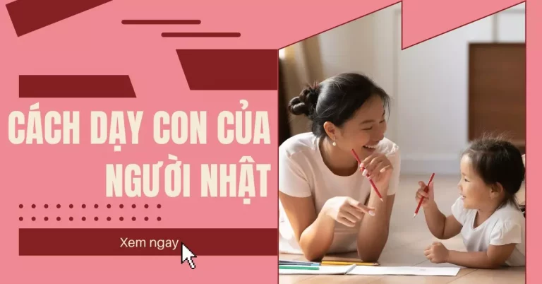 cách dạy con của người Nhật
