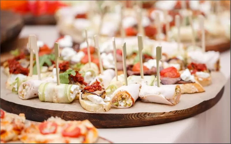 Các món finger food trong thực đơn Phương Tây