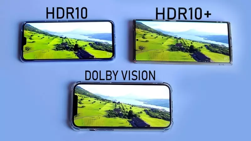 Các định dạng của HDR có 3 dạng chính bao gồm HDR 10, HDR+ và Dolby Vision