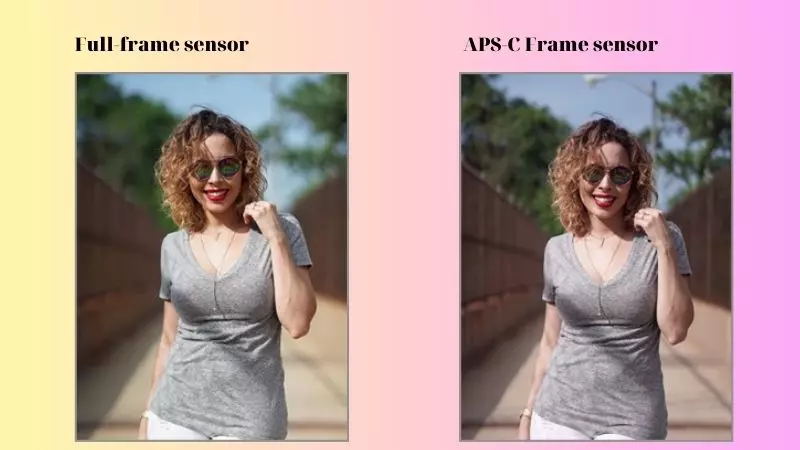 Cảm biến của máy ảnh crop và máy ảnh full frame