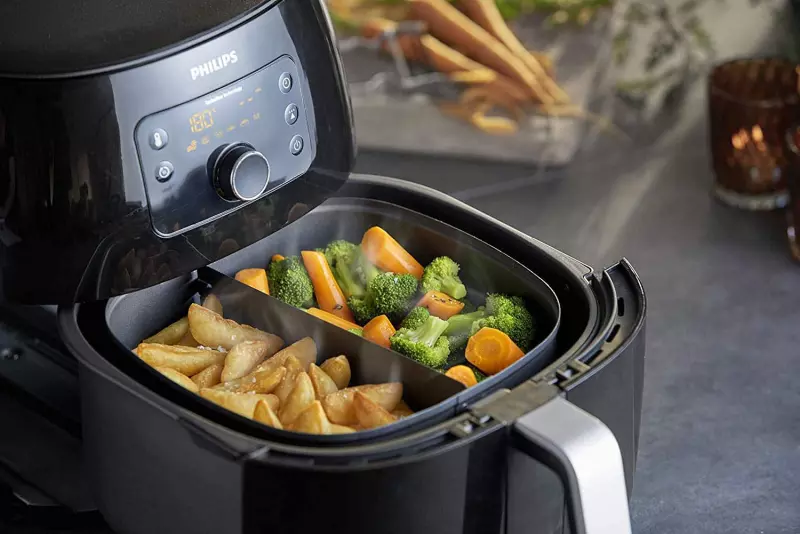 Dung tích các nồi chiên thường dao động khoảng từ 2,4 - 15 lít