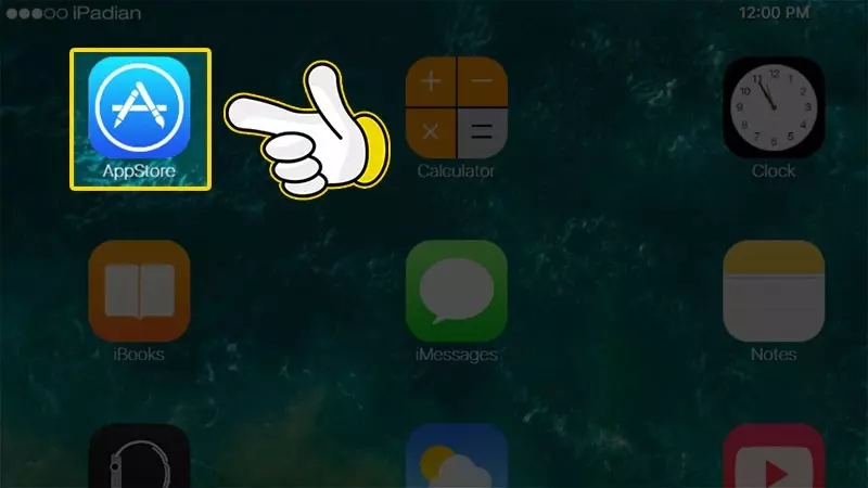 Mở ứng dụng App Store trên Ipad/IPhone