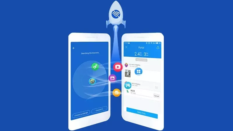 Điểm mạnh của SHAREit nằm ở khả năng chia sẻ file giữa nhiều thiết bị