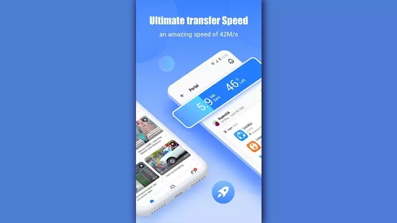Tốc độ truyền nhận của SHAREit hoàn toàn phụ thuộc vào khả năng truyền nhận tín hiệu wifi