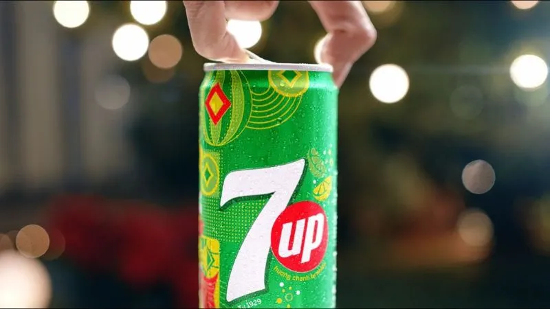 7up là thương hiệu nước ngọt có ga cũng có vị chanh phổ biến
