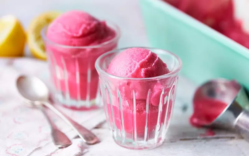 Một ly Sorbet vô cùng thơm ngon và mát lạnh