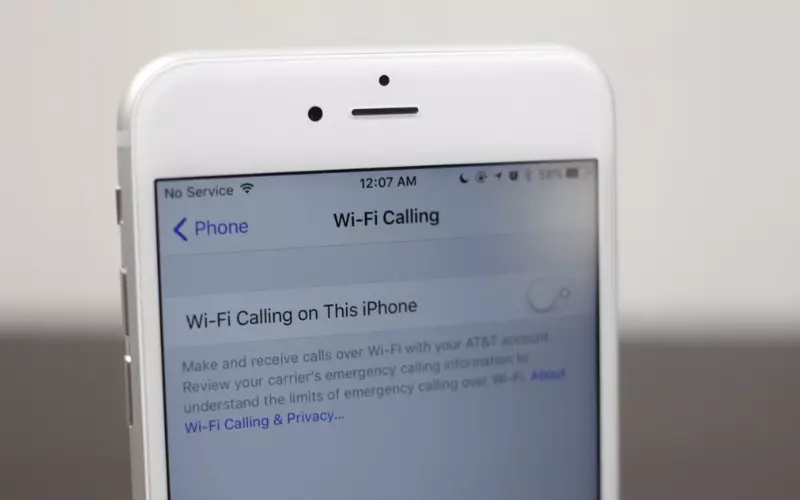 Tích chọn nút “Cuộc gọi Wifi trên Iphone này” để bật cuộc gọi Wifi
