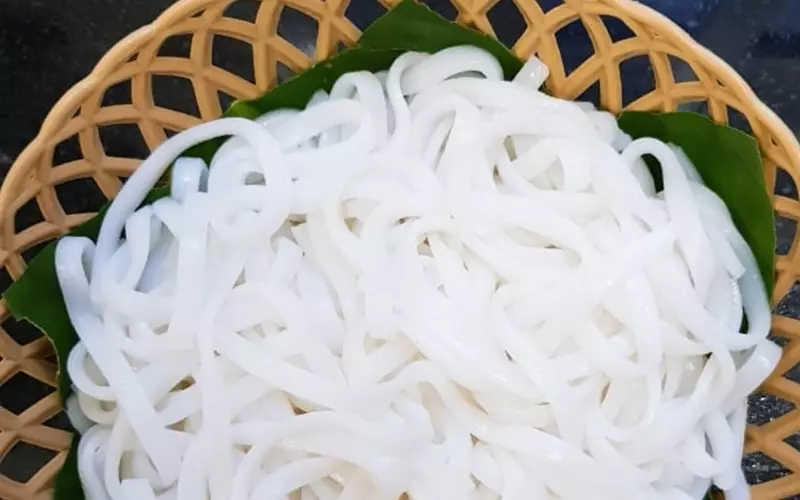 Những sợi bánh phở được dai là nhờ vào bột tàn mì