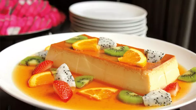 Chè caramen hoa quả